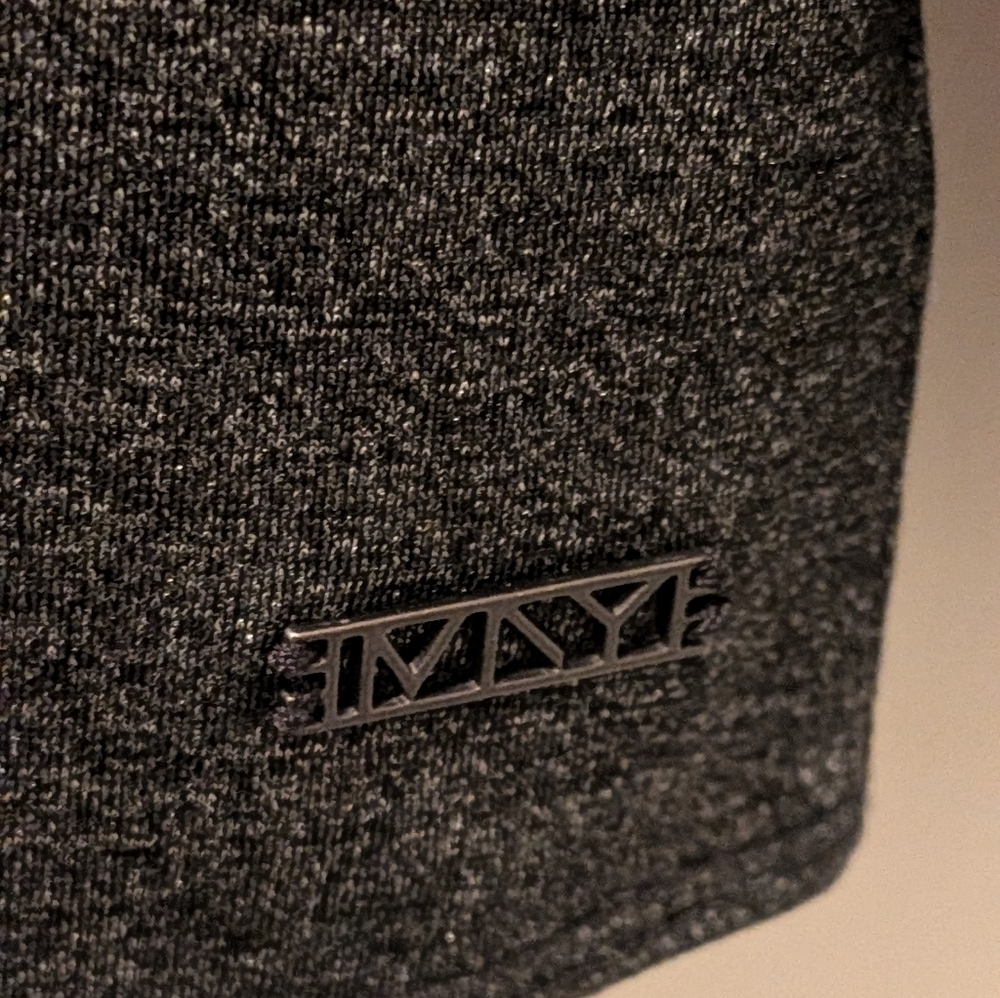EUC Marc New York Performance S Marled Grey Stretch Fabric Yoga Sweater - Picture 5 of 6